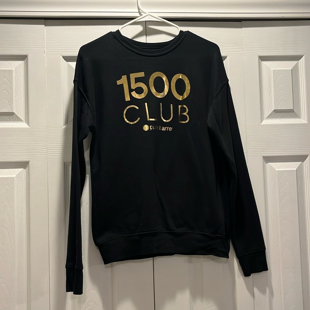 Pure barre sweat shirt